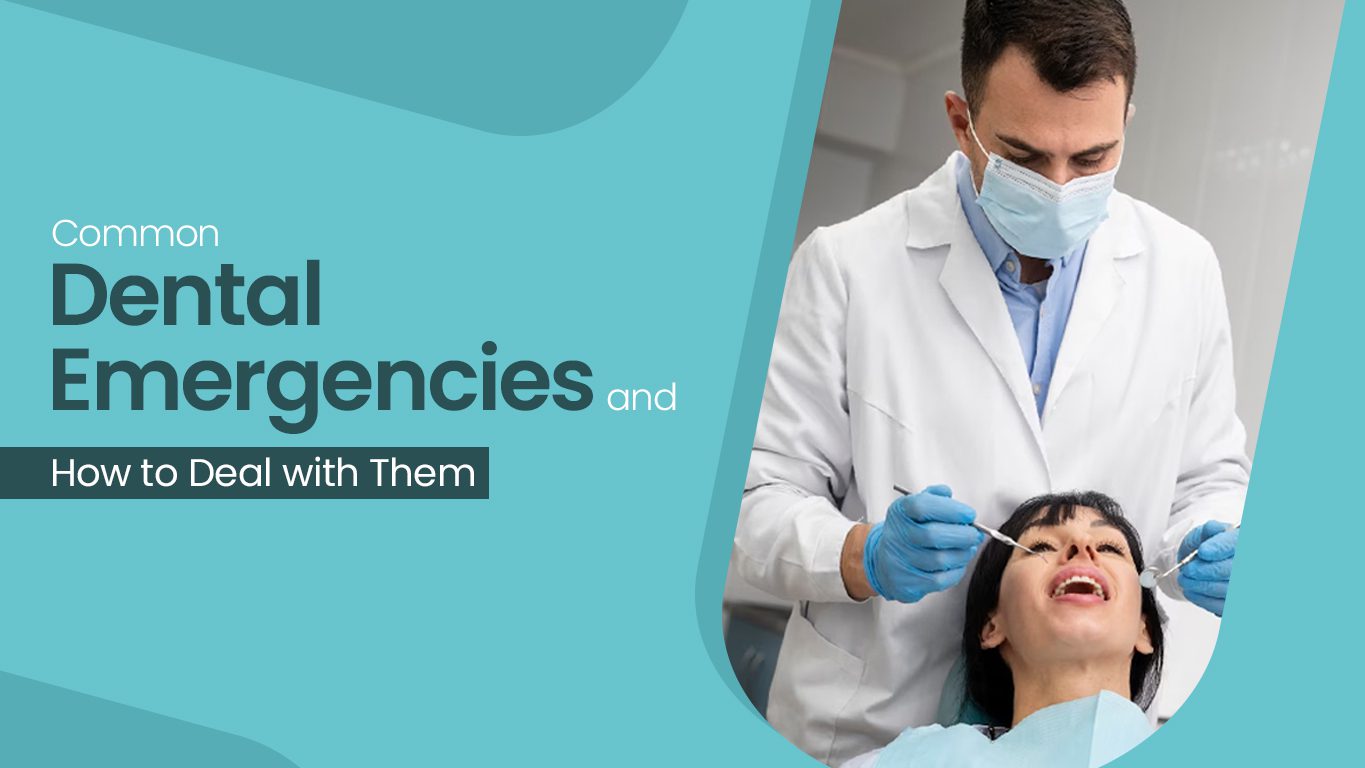 Doctor treating patient Dental Emergencies
